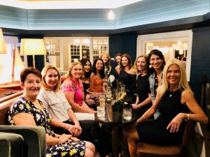 group dinner wellbeing retreat