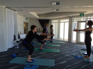 pilates class wellbeing retreat