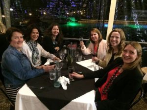 group dinner wellbeing retreat