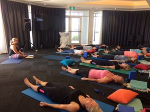exercise class wellbeing retreat